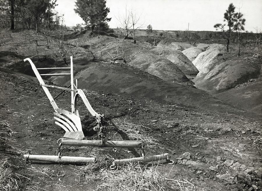 Eroded Farmland Photograph by Library Of Congress/science Photo Library ...