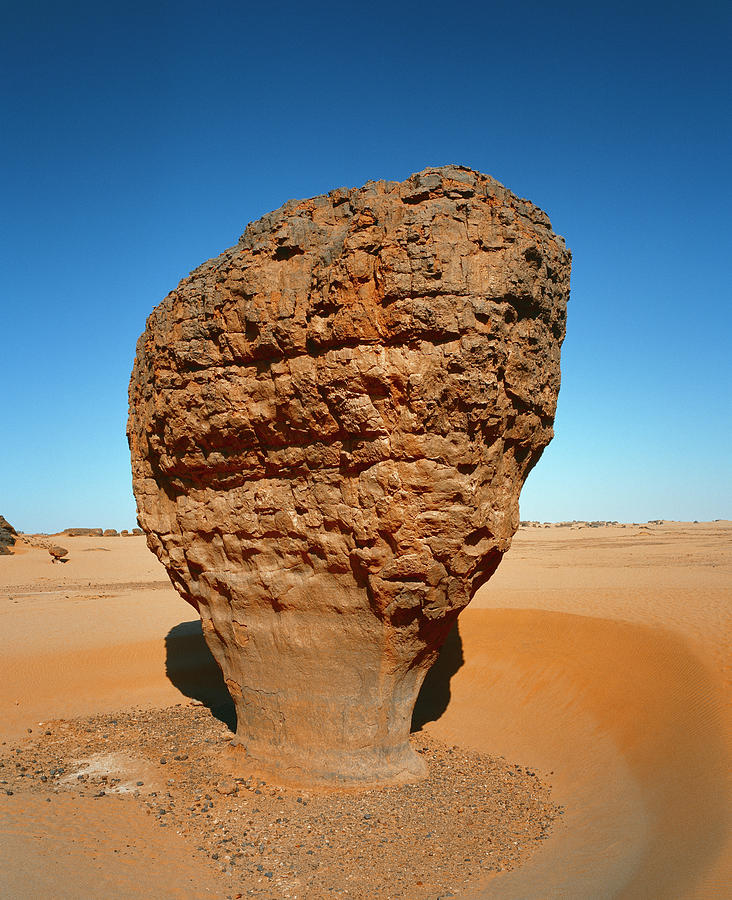Eroded Sandstone Column Photograph by David Parker/science Photo Library