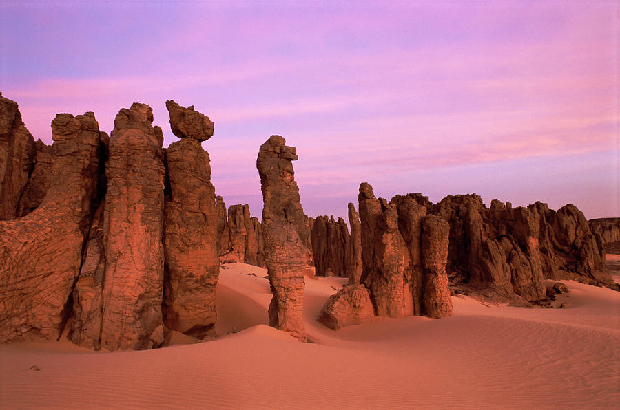 Eroded Sandstone Pinnacles Photograph by Sinclair Stammers/science Photo Library