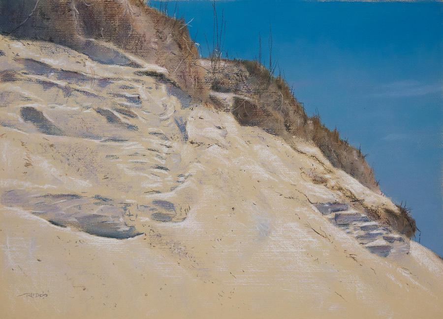 Beach Pastel - Eroding Dune by Christopher Reid