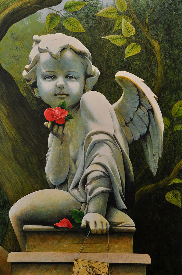 Eros Painting by Yuri Leitch