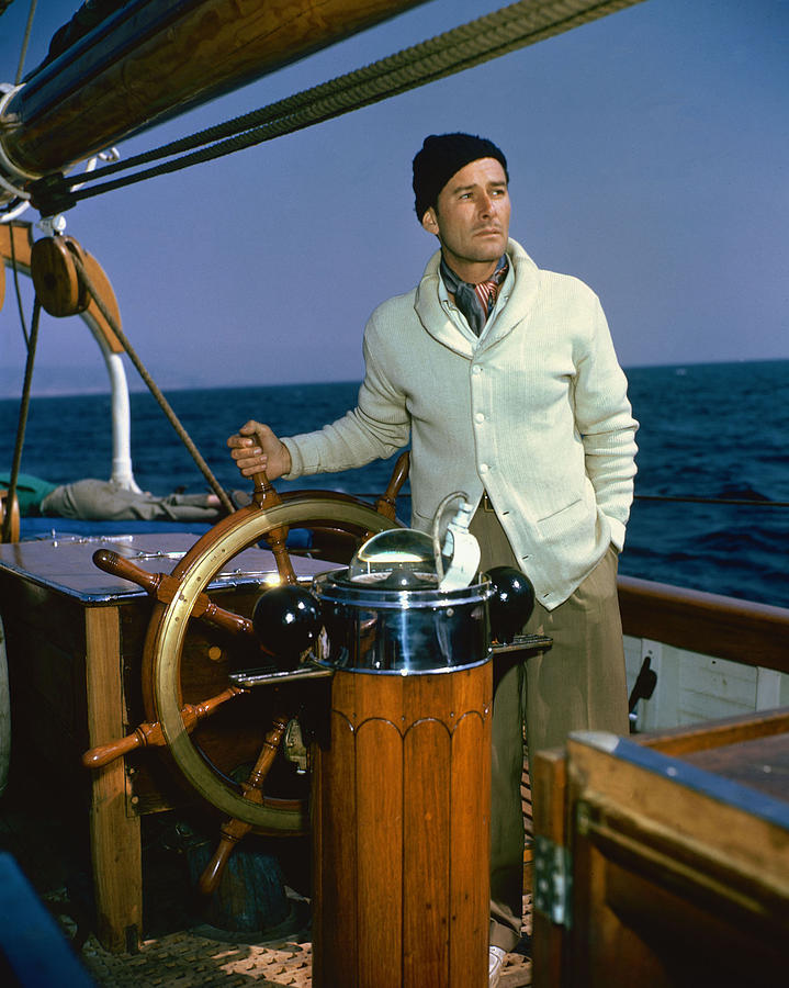 Errol Flynn Photograph - Errol Flynn in Cruise of the Zaca  by Silver Screen