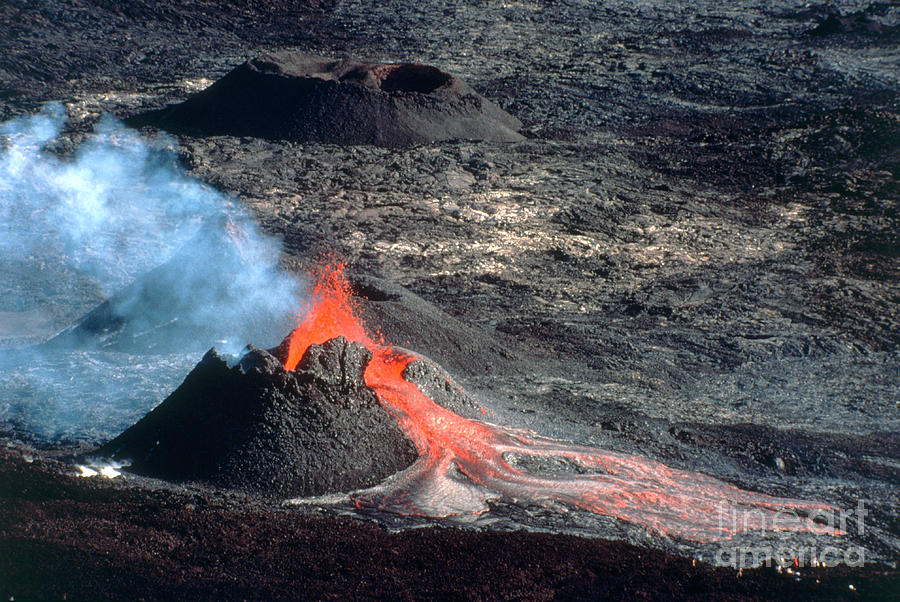 Eruption Cone, La Fournaise Photograph by Adam Sylvester