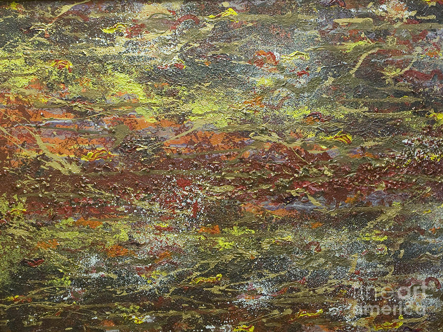 Abstract Painting - Eruption by Jeanne Ward