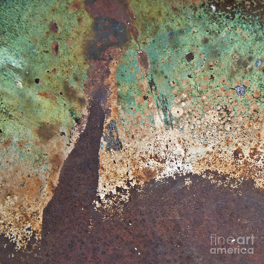 Eruption Volcanic Abstract Square Photograph by Lee Craig