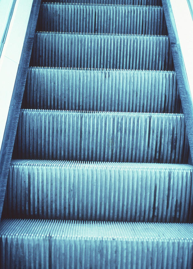 Escalator Photograph by Annabella Bluesky/science Photo Library