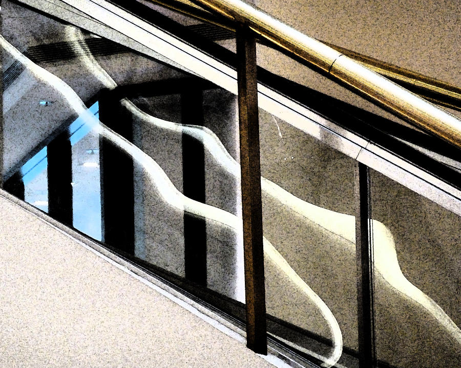 Escalator Photograph by Jessica Levant