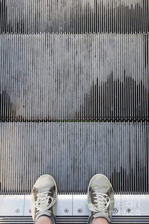 Escalator Photograph by Mats Silvan