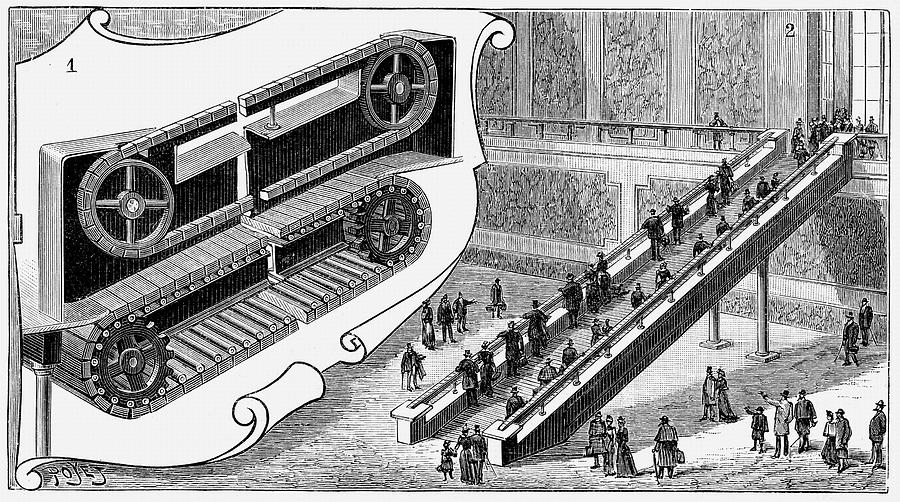 Escalator Photograph by Universal History Archive/uig