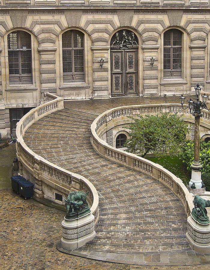 Escalier du Louvre Photograph by Mary Rosevear