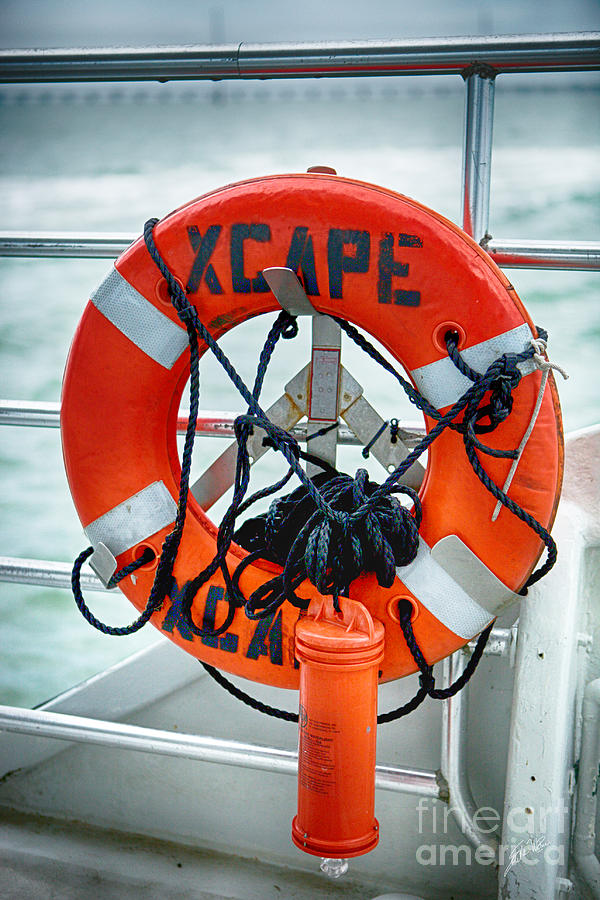 Boat Photograph - Escape to the Sea by Erika Weber