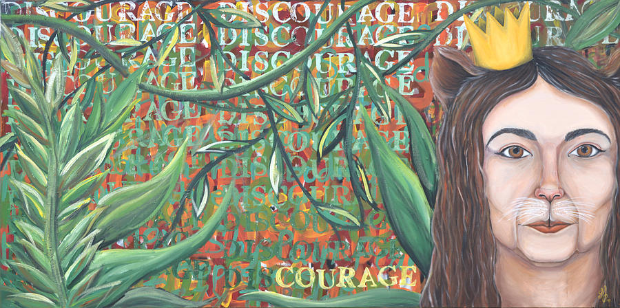 Escaping my jungle of despair Painting by Meganne Peck