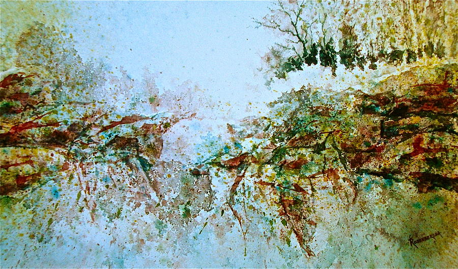 Escarpment Painting by Carolyn Rosenberger