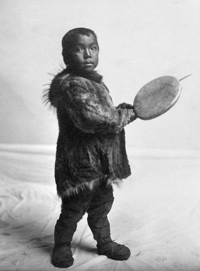 Eskimo Child, C1905 Photograph by Granger