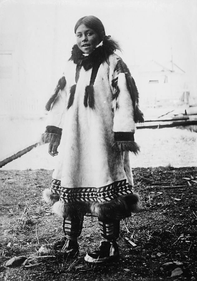 Eskimo Girl Photograph by Granger