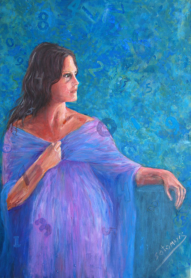 Esperando Painting by Gladiola Sotomayor