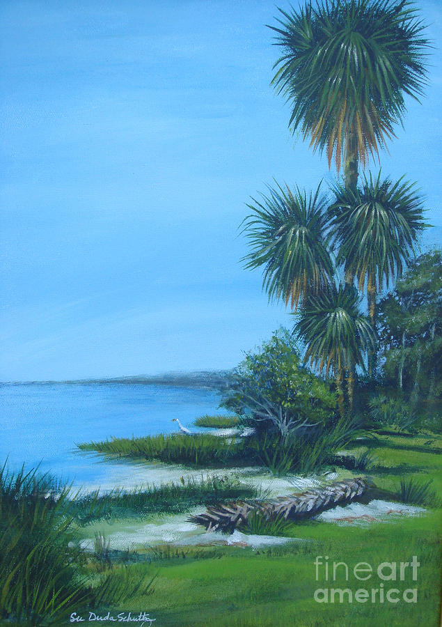 Espiritu Santo Bay Painting by Susan Duda
