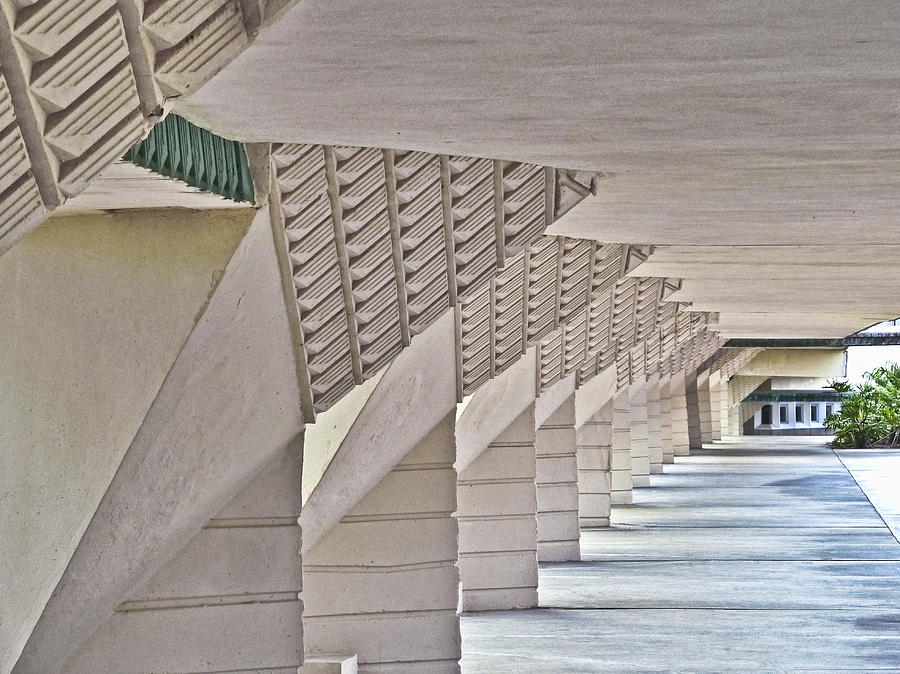 Esplanade Columns Photograph by Betty Eich