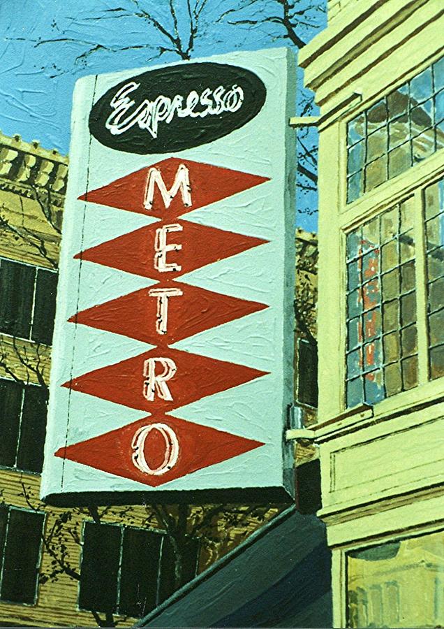 Sacramento Painting - Espresso Metro by Paul Guyer