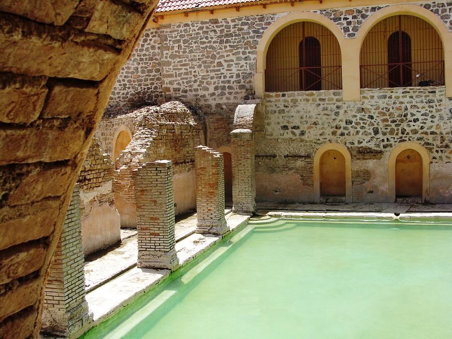 Algeria Photograph - Essalihine Roman Baths  by Fouzi Taleb