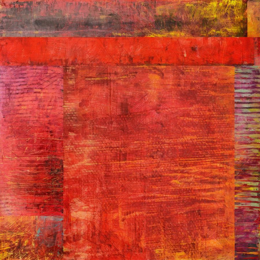 Abstract Painting - Essence of Red by Michelle Calkins