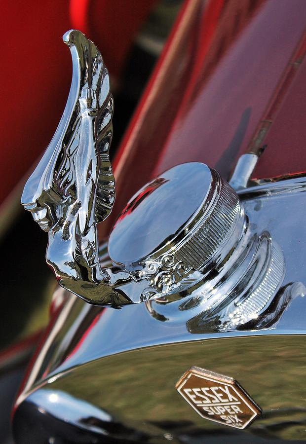 Essex Super Six Hood Ornament Photograph by Karl Anderson