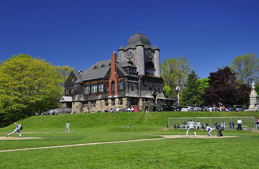 Essex Town Hall and Baseball Photograph by Michael Dyer