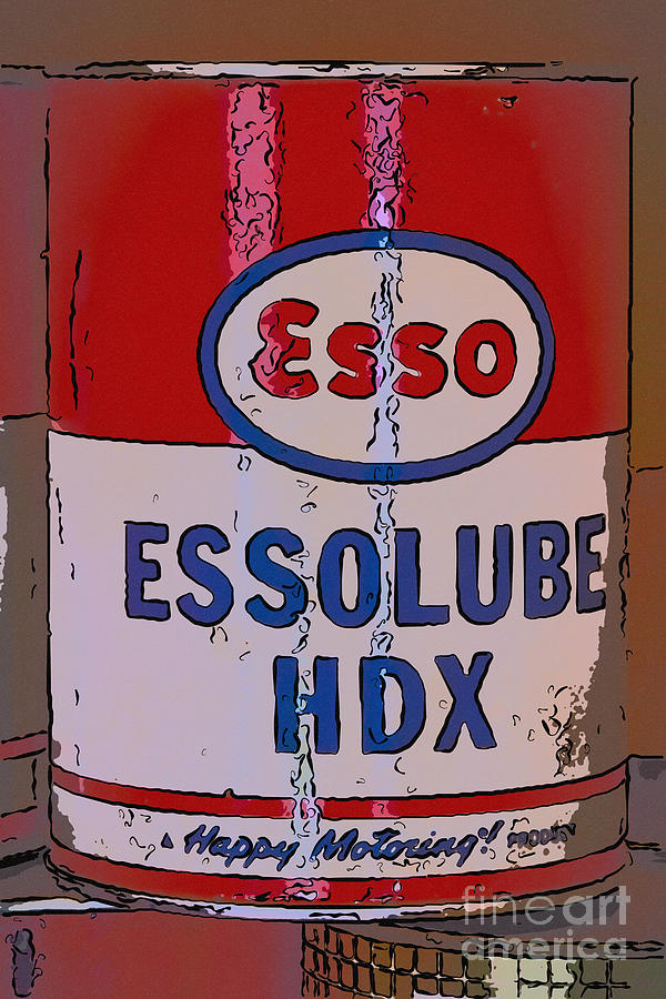 Motor Photograph - Esso can by Carrie Cranwill