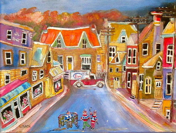 Esso Delivery Painting by Michael Litvack