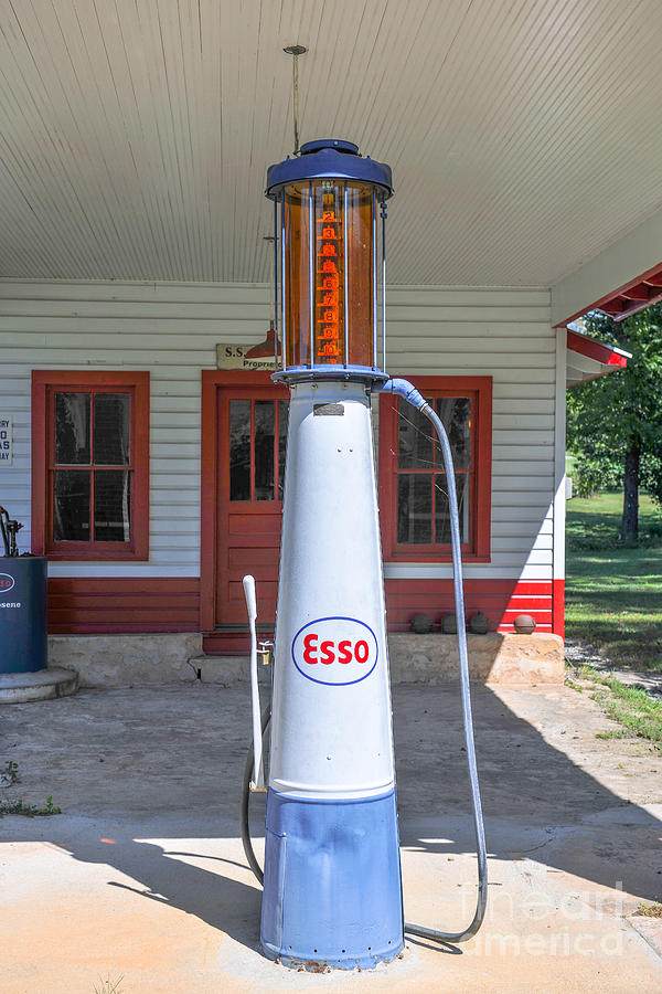 Esso Gas Pump Photograph