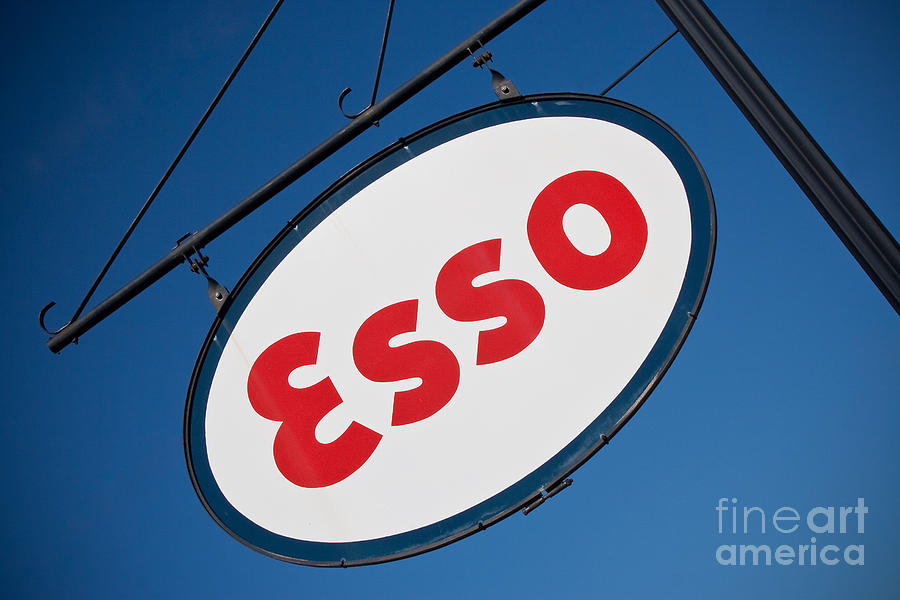 Vintage Photograph - Esso by John Hassler
