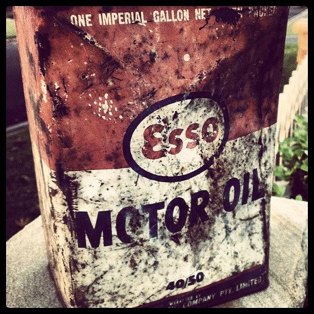Vintage Photograph - #esso #oil #car #can #angle #retro #vw by Joshua Morrissey
