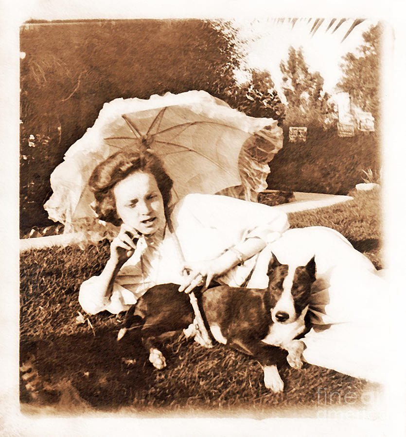 Estelle and Chocolate 1907 Photograph by Gwyn Newcombe