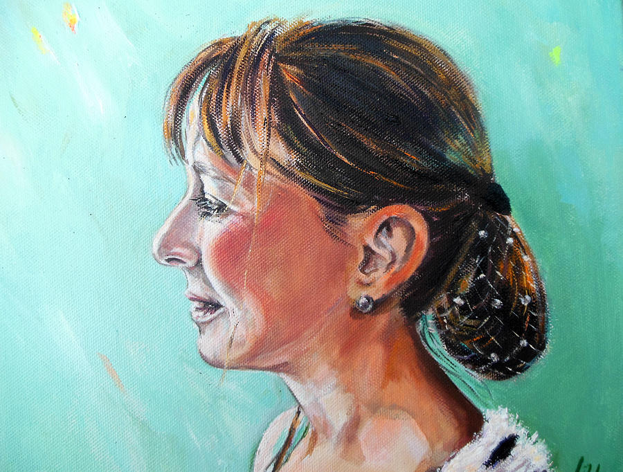 Esther Painting by Lucia Hoogervorst