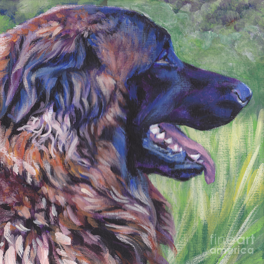 Estrela Mountain Dog Painting by Lee Ann Shepard