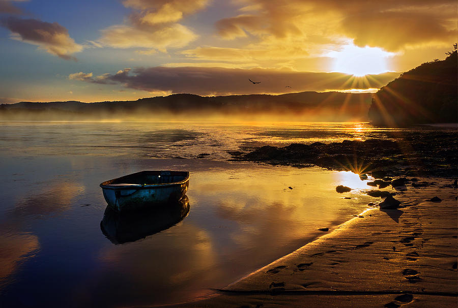 Estuary Sunrise Photograph by Mal Bray