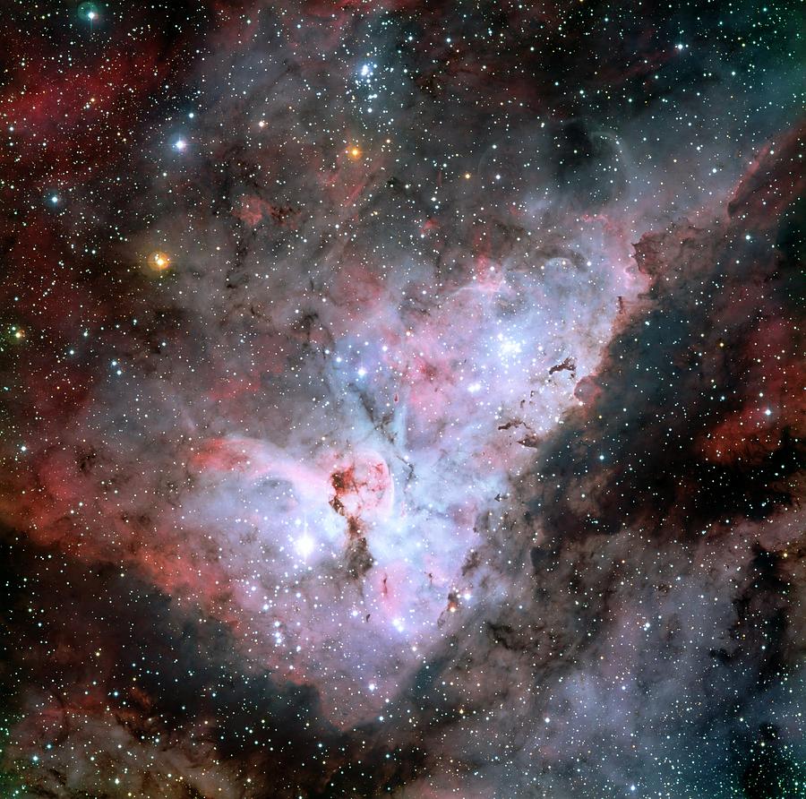 Eta Carinae Nebula Photograph by European Southern Observatory/science Photo Library
