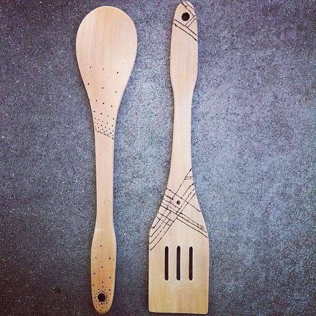 Etched Some Beautiful Spoons For Photograph by Lacie Vasquez