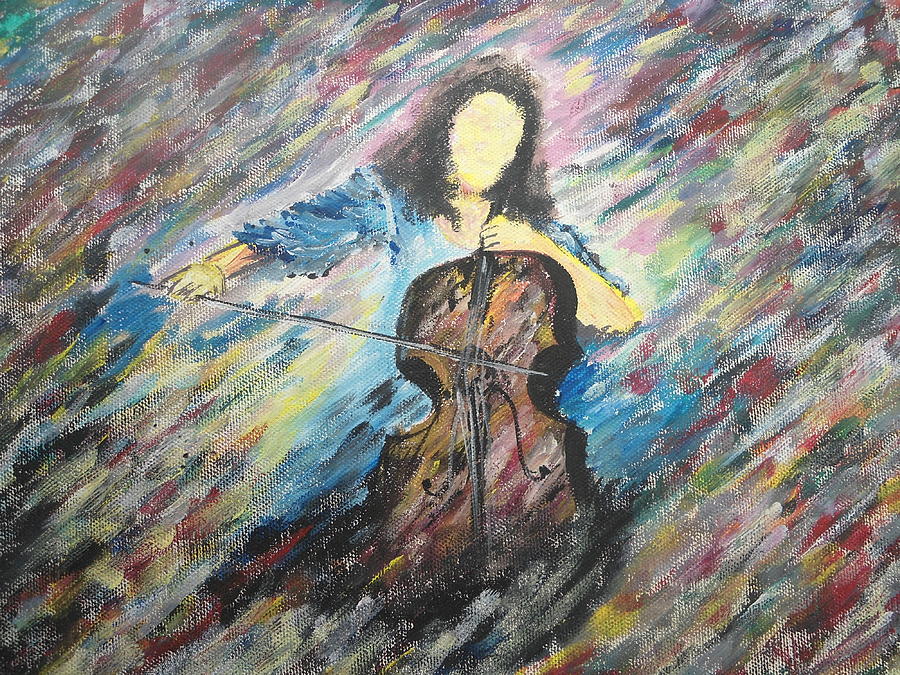 Music Painting - Eternal Beauty by Satyam Narayan