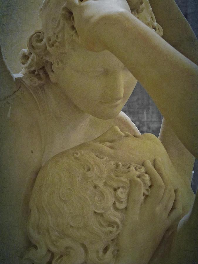 Eternal Love - Psyche Revived by Cupids Kiss - Louvre - Paris Photograph by Marianna Mills