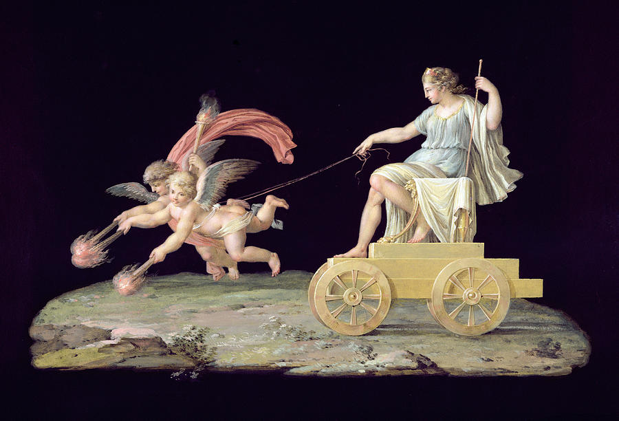 Chariot Painting - Eternity by Michelangelo Maestri