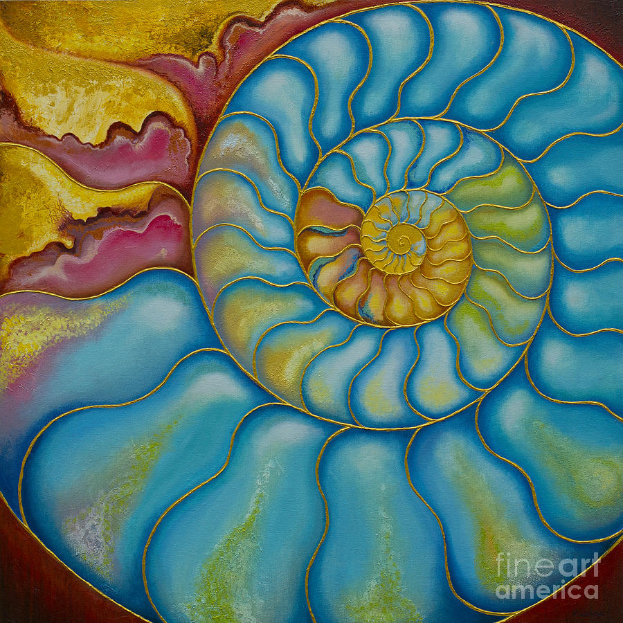 Shell Painting - Eternity by Yuliya Glavnaya