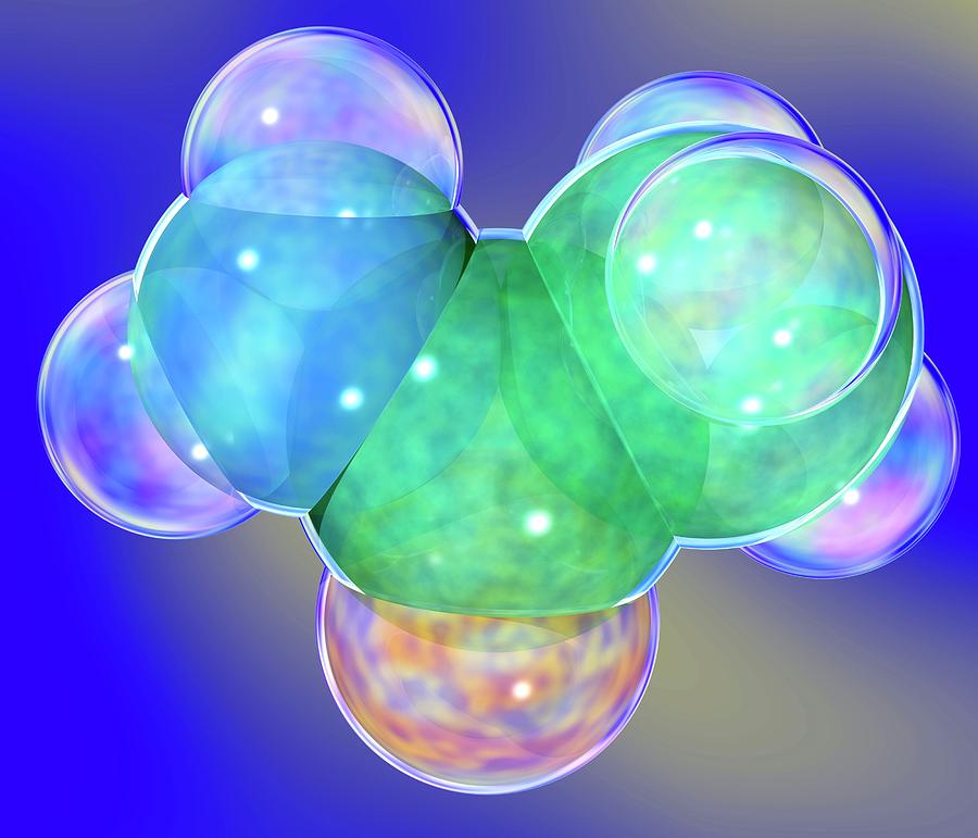 Ethanamide Molecule Photograph by Prof. K Seddon & J. Van Den Berg/queens University, Belfast/science Photo Library