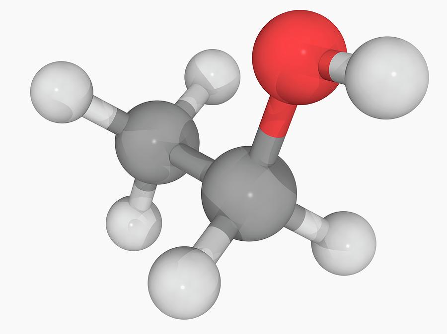 Ethanol Alcohol Molecule Art Print Molecule art, Poster