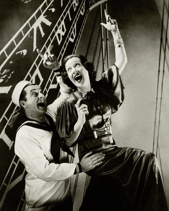 Ethel Merman And William Gaxton Photograph by Edward Steichen Ethel Merman And William Gaxton Photograph by Edward Steichen