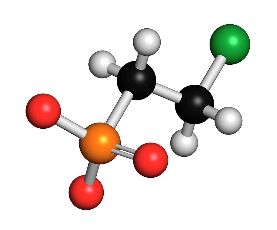 Coffee Photograph - Ethephon Plant Growth Regulator Molecule by Molekuul/science Photo Library