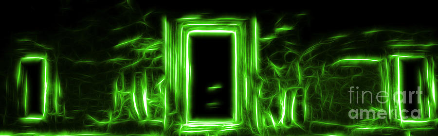 Ethereal Doorways Green Photograph