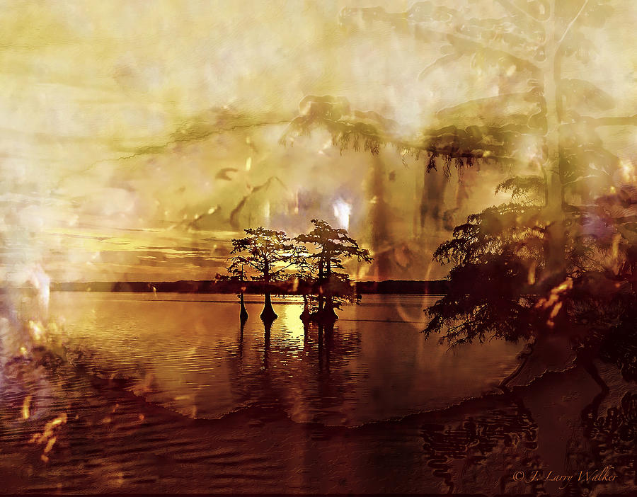 Ethereal Sunrise Digital Art by J Larry Walker