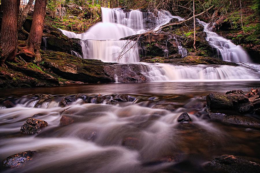Ethereal Flow Garwin Falls Milford NH Photograph by Jeff Sinon