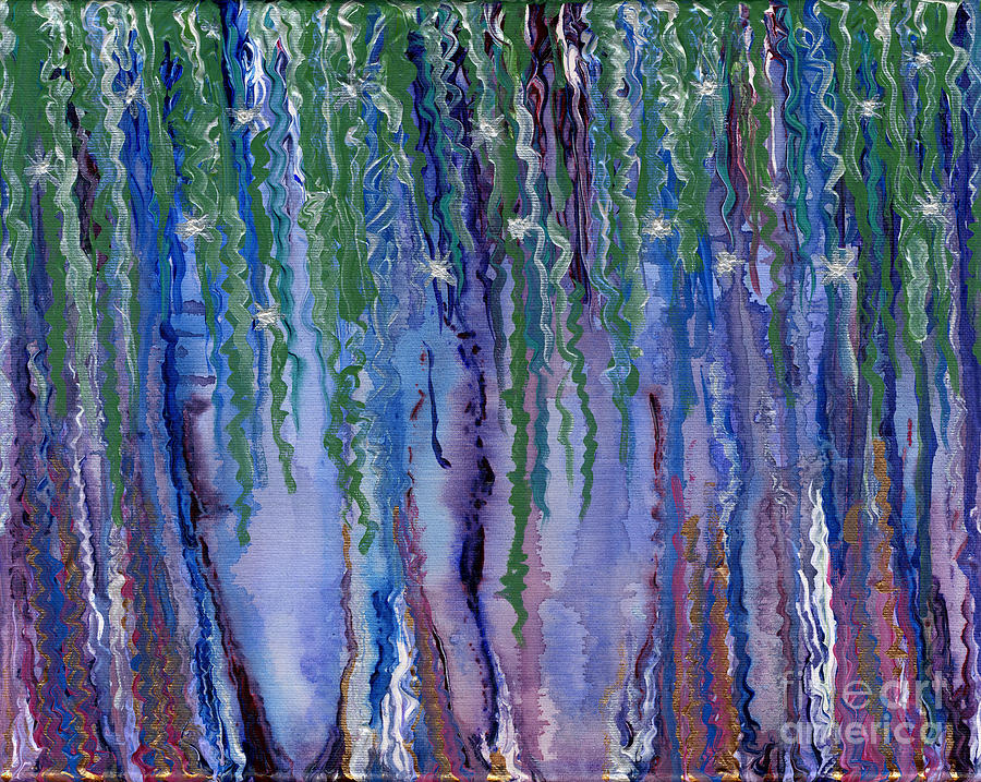 Etheric Forest Painting by Julia Stubbe